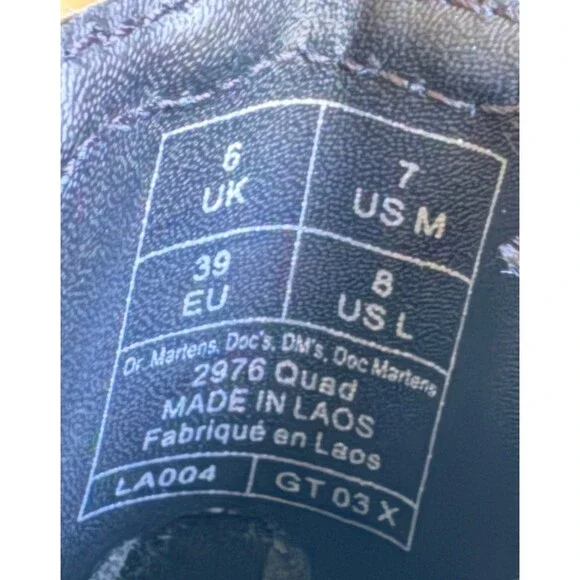 NEW Dr Martens 2976 Smooth Black Leather Platform Chelsea Boots, Women’s 8 - Picture 8 of 9